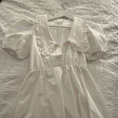 White Size Small Never Worn In Great Condition Street Style Outfits Casual, Alice Dress, Cute White Dress, Cute Short Dresses, White Sundress, Japanese Dress, Summer Fits, Outfits Casual, White Outfits