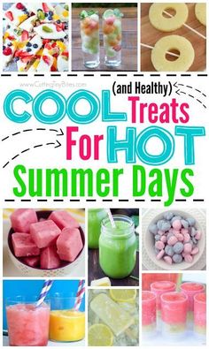 cool treats for hot summer days