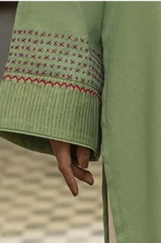 Pakistani Dress, Simple Embroidery, Pakistani Dress Design, Shalwar Kameez, Dress Design, Pakistani Dresses, Sleeve Designs, Stylish Dresses, Winter Collection