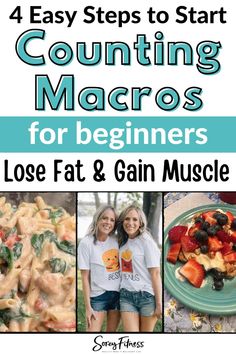 Our free Counting Macros 101 step-by-step guide teaches the best macros for weight loss for women, as well as, provides a macro calculator, favorite macro-friendly recipes, and a sample meal plan. #macros Free Macro Calculator, Macros Diet Recipes, Tracking Macros, Low Carb High Fat Diet