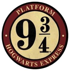 the hogwart's express logo is shown in black and red on a white background