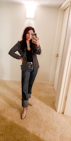 Womens Western Blazer Outfit, Black Pants Western Outfit, Western Conference Outfits, Western Outfits Women Professional, Business Country Outfit, Western Office Attire