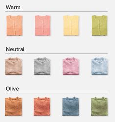 How to Match Colors According to Your Olive Undertone Skin - The Product Guide Olive Undertone Skin Clothes, Olive Skin Undertone, Olive Skin Palette, Undertone Test, Olive Undertone Color Palette, Olive Undertone Skin, Fair Olive Skin Tone, Seasons Color Palette