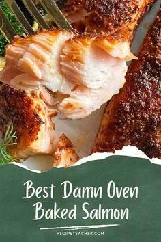 the best damn oven baked salmon recipe