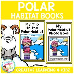 polar habitat books for kids to help students learn how to read and write the text