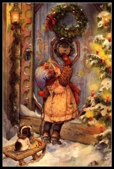 Christmas Ephemera, Time Painting, Old Christmas, Christmas Scenes