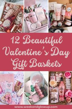 twelve beautiful valentine's day gift baskets