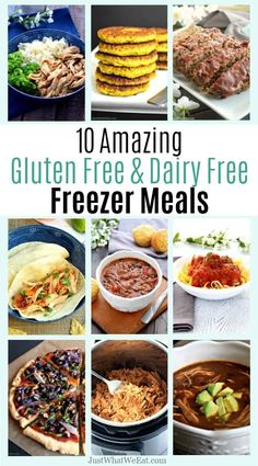 10 amazing gluten free and dairy - free freeze meals