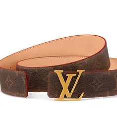 LOUIS VUITTON® - Lv Initiales 40mm Reversible Belt - Brown Trunk, Trunk Bag, Reversible Belt, Monogram Bag, Buckle Shoes, Wallet Pouch, Silver Jewelry Fashion, Pharrell Williams, Wallet Chain