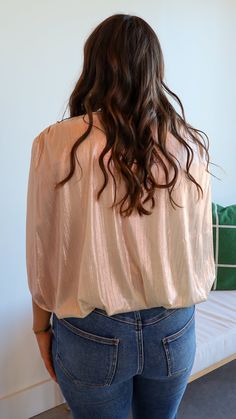 A golden shimmery top that has a sleeveless look. Fit : True to Size Small : 4-6 Medium :8-10 Large : 12-14 Pearl Top, Pearl Accessories, Skirt Jumpsuit, Kids Outerwear, Knit Sweatshirt, Sweatshirt Dress, Personal Shopping, Outerwear Women, Jumpsuits For Women