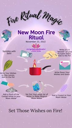 ❤️🌟Athena Bahri🌟🌈 on Instagram: "New moon Fire Ritual! Drop a 🔥 and tag a friend who loves manifesting with rituals. • 😇With our new moon in Sagittarius, a fire sign, this is a great element to add to your rituals. Always be safe and respect this powerful event. • 😇Enjoy and blessings! . . . 👉Follow @crystalreikihealer😇 👉Follow @crystalreikihealer😇 . . . . . . . . . . . . . #newmoonritual #newmooninsagittarius #newmoonrituals #fireritual #fireelement #witchythings #moonwitch #greenwitc Burning Hair Ritual, 1st Of Month Rituals, New Month Ritual, New Moon Ritual Manifestation, New Moon Ritual For Beginners, First Of The Month Rituals, Moon Sagittarius, Fire Ritual, New Moon In Sagittarius