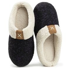 Indulge in pure coziness with the RockDove Women's Sherpa Collar Memory Foam Slide Slipper! These adorable slippers are like hugging your feet with their soft memory foam and cuddly sherpa collar. Slip into a world of comfort and cuteness as you float around your home, feeling like you're walking on clouds. With their charming design and irresistible charm, these slippers are a must-have for any lounging queen. Treat your feet to the ultimate snuggle experience! Size: 5/6 US Women's.  Color: Pur Home Feeling, Foam Slippers, Water Shoes For Men, Nordic Sweater, Womens Sherpa, Comfort Gifts, Bedroom Slippers, Velvet Slippers, Open Toe Slippers