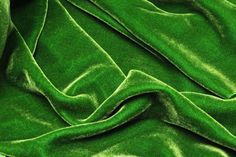 Green High Fashion Silk Velvet Upholstery Apparel Fabric - BTY - 44" / 45" Silk Velvet Fabric, Hand Dyed Silk, Luxury Silk, Silk Dyeing, Green Silk, Silk Velvet, Rich Textures, Green Aesthetic, Green Velvet