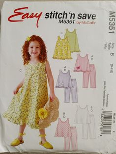 Dress Quilt Pattern, Flared Top, Tops Dress, Childrens Sewing Patterns, Sewing Kids Clothes, Girls Dress Sewing Patterns, Girls Summer Tops, Sewing Patterns Girls, Pants Sewing Pattern