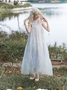 ❤︎ [Pre-order item] Summer Fairy Neck Design Dress + Corset + Arm Covers❤︎ Summer Fairy, Gauze Skirts, Dress Corset, Design Dress, Dress Cover, Corset Dress, Western Outfits, Free Clothes, Neck Designs