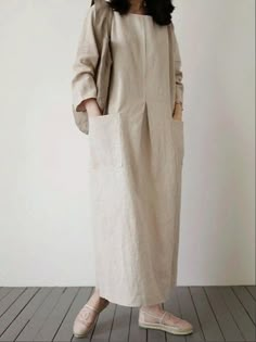 Beige Dress, Muslim Fashion Hijab, Mode Casual, Modest Wear