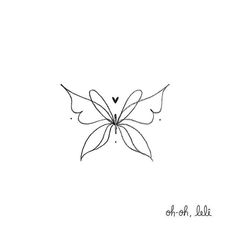 a black and white drawing of a butterfly with the words, all i need is love