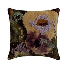 Flora N Fauna Decorative Euro Sham Plum Pillows, Silk Pillow Cover, Office Couch, Sofa Pillow Covers, Couch Chair, Plain Fabric, Chair Sofa, 16x16 Pillow Cover, Euro Sham