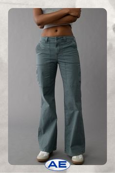 Snappy stretch poplin/Zip fly/Patch pockets/These pants are Real Good: Made with the planet in mind & a promise to continue to do better. Madrid, Cutesy Style, Leo Sun, Aerie Bras, Flare Pant, Spring Clothes, Bag Shoes, Europe Trip, Do Better