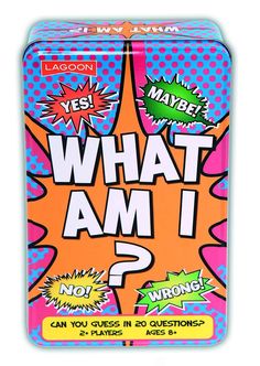 PRICES MAY VARY. What Am I ? Tin Number of players: 2, 2-4 item package dimensions: 2.0 L x 4.75 W x 7.5 H (inches) item package weight: 2.0 pounds 20 Questions Game, Twenty Questions, Bbq Ideas, Question Game, Real Dog, 20 Questions, Travel Cards, Kids Area, Work Gifts