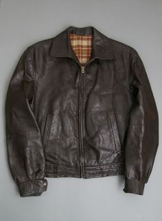 Mens Cropped Leather Jacket, Big Brown Leather Jacket, Leather Jacket 2024, Brown Leather Jacket Aesthetic, 60s Leather Jacket, Wishlist Idea, Old Leather Jacket, Cute Leather Jacket, Dark Brown Jacket