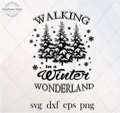 winter wonderland svg dxf eps png