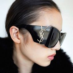 Brand New Yves Saint Laurent Blaze Cat-Eye Sunglasses ... Summer Season Must Have 100% Authentic Big Sunglasses Women, Sunglasses Aesthetic, Ysl Sunglasses, Saint Laurent Fashion, Dark Sunglasses, Big Sunglasses, Saint Laurent Sunglasses, Heart Sunglasses, Summer Sunglasses