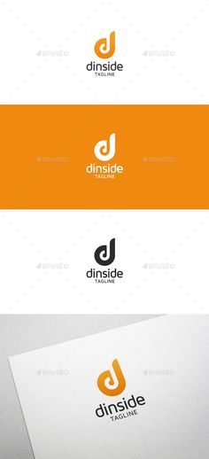 three different logos with the letters d and j on them - symbols logo templates