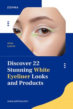 Refresh your makeup with the best white eyeliner looks and products. Check out 22 dazzling styles, from bold statements to subtle elegance. Best White Eyeliner, Winged Eyeliner Stencil, White Eyeliner Looks, White Liquid Eyeliner, Eyeliner Types, White Eyeliner Pencil, Cream Eyeliner