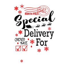 the north pole special delivery for christmas is now available to all those people in town