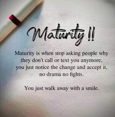 Matured Girl Quote, Quotes About Maturity, Matured Quotes, Maturity Quotes, Ada Khan, Tough Girl Quotes, Life Choices Quotes, Strong Mind Quotes, Self Inspirational Quotes