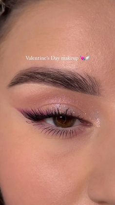 Pink Simple Makeup Looks, Simple But Elegant Makeup Looks, Hot Pink Dress Makeup, Soft Spring Makeup, Pink Make Up Tutorial, Simple Euphoria Makeup, Elegant Makeup Looks For Prom, Neutral Pink Eyeshadow, Eye Makeup Natural Looks