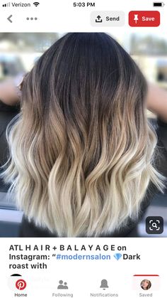 Whip Cream, Penteado Cabelo Curto, Ombre Balayage, Dark Roast, Blonde Ombre, Medium Hair Cuts