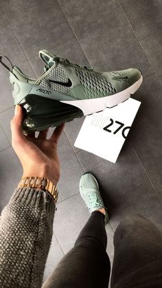 Black Airmax 270 Women Outfit, Green Nike Air Max Shoes, Styling Nike Air Max 270 Outfits, 270 Nike Shoes Outfit, Nike 270 Green, How To Style Nike Air Max 270 Outfits, Nike Air Max 270 Green, Airmax270 Outfit, Cute Nike Shoes Air Max 270