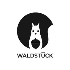 the logo for waldstuck, a company that sells dog food and treats