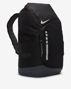 Product Details Nike Hoops Elite Backpack The Nike Hoops Elite Backpack is designed for the active athlete. Featuring a large main compartment and several smaller zippered pockets, the Nike Hoops Elite Backpack is perfect for organizing your equipment and gear for school and practice. The side pockets hold water bottle Nike Elite Bag, Basketball Essentials, Nike Elite Backpack, Hoop Games, Elite Backpack, Mochila Nike, Gear Organizer, Xmas Wishlist, Batting Gloves