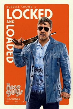 This friday I will share with you some posters for the new movie 'The Nice Guys' which entered the theaters today. In this movie you will see the actors Russell Crowe and Ryan Gosling as… Hannibal Buress, Buddy Movie, Movie Character Posters, Cinema Posters, Movie Wallpapers