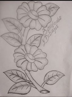 a pencil drawing of a flower with the words daddy's day written on it