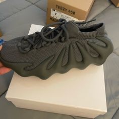 Yeezy 450s “Stone Teal” Color. Brand New, Never Before Worn. These Are A Men’s Sz 7, They Run Small, Fits More Like A Men’s 6. Yeezy 450 Outfit Black Women, Yeezy 450 Outfit, Yeezy 450, Shoes Yeezy, Yeezy Outfit, Girly Shoes, Yeezy Shoes, Aesthetic Shoes, Bone White