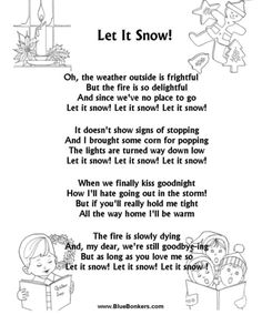 the christmas song is shown in black and white