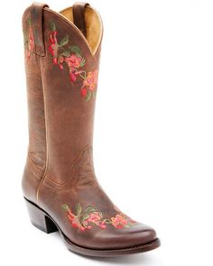 Shyanne Women's Frida Western Boots - Round Toe - Country Outfitter Prom Boots, Cowgirl Boots Square Toe, Ariat Womens Boots, Chukka Shoes, Ostrich Legs, Modern Cowgirl, Womens Cowgirl Boots, Boot Barn, Boots Square Toe