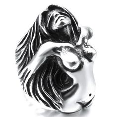 Vintage Angel Venus Goddess Ring Stainless Steel Beautiful Body Biker Men's Ring Product Description Size available: 7,8,9,10,11,12,13 Packing Included: 1 ring  Come with a free gift jewelry bag. Payment We appreciate your prompt payment and look forward to your business in the future.  Shipping All our items will be shipped to buyer's Ebay address, please confirm your address before you bid. Normally we will ship your order in 5-10 days. Packages will take about 2-3 weeks to arrived after we sh Tattoo God, Angel Goddess, Venus Goddess, Goddess Ring, Hip Hop Rings, Mens Stainless Steel Rings, Biker Rings, Head Ring, Punk Vintage