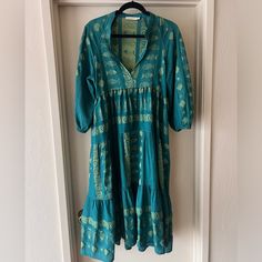 Cute Flowy Stylish Resort Boho Dress. Size M/L Boho Dress, Colorful Dresses, Maxi Dress, Womens Dresses, Green, Dresses, Women Shopping, Color