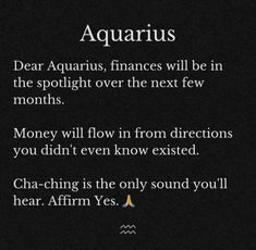 the zodiac sign for aquarius is shown in this screenshoter's image