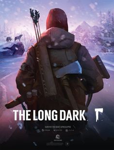 Dark Poster, The Long Dark, Game Poster, Keys Art, Survival Games, Simulation Games, Pc Games, Wolf Howling, Games Online