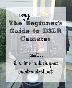 the beginner's guide to dslr cameras past it's time to ditch your point - and - shoot