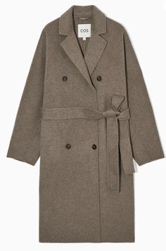 Beige Wool Coat, Brown Wool Coat, Winter Trench Coat, Longline Coat, Duffle Coat, Wool Peacoat, Tailored Design, Dark Beige, Fall Coat