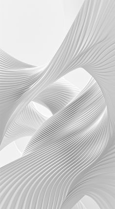 an abstract white background with wavy lines on the bottom, and one in the middle