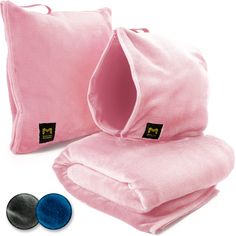 PRICES MAY VARY. ✈ Game-changing travel pillow blanket with Hoodie - If you need an airplane pillow or an airplane blanket to be cozy on long rides, we’ve got you covered! Our warm fleece blanket will satisfy all the comfort aspects of traveling by combining a soft blanket and a travel pillow into a perfect travel blanket with a hoody ✈ Two steps easy-fold experience with our packable blanket - when traveling, you need a lightweight plane blanket that can easily be carried around. Using our trav Travel Blanket Airplane, Airplane Blanket, Airplane Pillow, Airplane Travel Essentials, Poncho Design, Travel Blanket, Travel Comfort, Luggage Strap, Cute Car Accessories