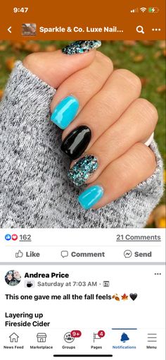 Nails Dipped, Teal Nail Designs, Teal Nails, Christmas Gel, Sns Nails, Christmas Gel Nails, Nails Christmas, Shellac Nails